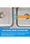 Sponge Holder for Kitchen Sink, Stainless Steel - 5