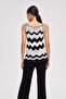 Women's Patterned Sleeveless Top - 5