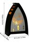Newest 2023 Eid Lantern - Handmade Hollow Out Hanging Eid Lamp - Battery Powered HangingTable Decora - 4