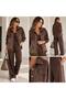Women's Modal Mesh Sequin Detailed Tracksuit Top and Bottom Set Mta271005 - 3