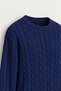 Otis - Navy Blue - Regular Fit Crew Neck - Men's Sweater - 5