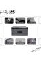Foldable Lidded Storage Bin with Divider Board, 4 Handles, Zipper lid, Blankets Clothes Quilts Stora - 6