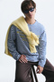 Oversize Striped Sweatshirt