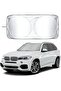 Car Windshield Sun Shade with Storage Pouch, Foldable Automotive Window Sunshade Reflective Screen V