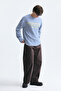 Oversize Striped Sweatshirt - 3