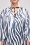 Women's Patterned Three-Quarter-Sleeve Blouse - 4