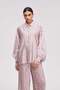 Women's Patterned Long-Sleeve Blouse