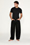 Neshie Men's Balloon Fit Jean Black Trousers - 2