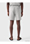 Xside Gray Loose Fit Gabardine Men's Shorts - 4