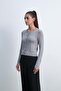Women's Plain Long-Sleeve Button-Front Cardigan - 2