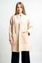 Plain Cardigan with Long Sleeves, Pockets