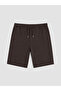 Lcw Vision Brown Regular Fit Dobby Men's Shorts - 5