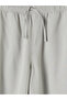 Xside Gray Loose Fit Gabardine Men's Shorts - 7