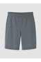 Lcwaikiki Classic Blue Regular Fit Men's Shorts - 4