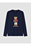 Men's Pajama Set Long Sleeve Teddy Bear Printed Bottom Plaid Checkered Patterned Seasonal Comfortable - 2