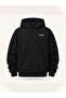 Unisex Women's and Men's Rebellion Design Text Printed Oversize 3 Thread Hooded Sweatshirt - 6