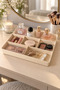 Glow Series Vera 6-Compartment Cosmetic and Makeup Organizer – Perfume, Jewelry, and Personal Care Organizer - 2