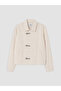 Vizyon New Season Beige Relax Fit Men's Jean Jacket