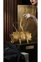 Shiny Gold Mini Shoulder Bag—Soft Leather-Look Zipper Women's Clutch Bag CANEDR08 - 3