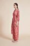 Long Patterned Pyjama Set with 3/4 Sleeves - 5