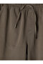 Xside Brown Relax Fit Gabardine Men's Shorts - 7