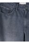 Lcw Jeans Gray Loose Fit Men's Jean Shorts - 7