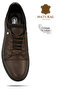 Genuine Leather Men's Shoes - Light Sole Genuine Leather Orthopedic Men's Shoes Syringe Brown - 5