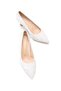 Vela Viven Women's Pointed Toe Heeled Shoes 0012227 White Velvet - 6