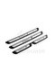 Audi A4 Quattrogecko Written Textall Models Abs+Chrome Door Sill - 2