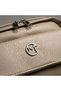 Soft Leather Mink Women's Cross Shoulder Bag with Gold Detail 23X15 cm - 3