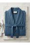 Shawl Collar 4 Layer Muslin Bathrobe - Unisex 100% Cotton Bathrobe - 5
