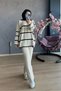 Two-Color Seasonal Thin Fabric Stone Knitwear Set - 3