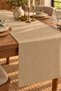 Beige Runner Bohemian Tablecloth 100% Linen Decorative Wedding Party Promise Engagement Decoration Hotel - 2