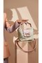 Pink and Crepe Bag with Bow Detail - CANEDR08 - 5