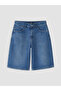 Xside Indigo Loose Fit Men's Jean Shorts - 5