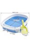 Adult Cat Litter Box with Splash Guard & Scoop - 3