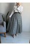 Women's Lined Long Skirt