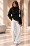 Women's Stand Collar Belted Buttoned Short Cashmere Coat - 9