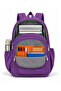 School Backpack with 15.6 Inch Laptop Compartment and Large Volume Organizer - 9106-Purple - 3
