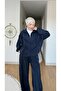 Molly Nelly Women's V-Piece Zippered Pants Suit - 5