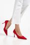 Suede Thin Heeled Women's Stilettos - 3