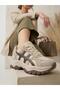 26K374-1 Women's Lace-Up Fleece-Lined Thick Sole Casual Sneaker - 4