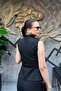 Hakim Collar Gold Button Detailed Zippered Vest Sun500 - 5