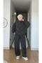 Molly Nelly Women's V-Piece Zippered Pants Suit - 5