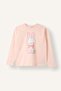 2 Piece Set Rabbit Printed Girls' Set (26 Wn) - 2