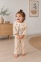 Baby Girl Set Floral Embroidered Lace Collar 3-Piece Jacket Bottom Top Set Girls' Set 6 9 12 18 24 Months Premium Set - 2