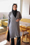 Gray Stone Cold Yarn Knitwear Cardigan - 3