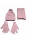 Kitti 9-15 Years Old Girls' Lined Scarf, Beanie, Gloves 3-Piece Set - 2