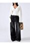 Women's Modal Fabric V-Neck Wide Sleeve Waist-Fitted Blouse - 5