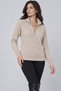 Women's Zippered Collar Sweater - 2